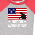 thumbnail image 4 of Inktastic Military Soldier Daddy Always My Hero Boys or Girls Baby Bodysuit, 4 of 5