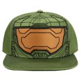 thumbnail image 1 of Halo Master Chief Big Face Snapback Hat, 1 of 4