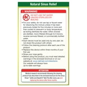 NeilMed Sinus Rinse Extra Large Bottle Kit 16oz with 10 Premixed Packets