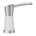 thumbnail image 1 of Artona Soap Dispenser - PVD Steel/White, 1 of 2