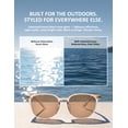 thumbnail image 4 of Women's Polarized Sunglasses – Lightweight 16.5g TR90 Frame, UV400 Protection Classic Fashion Shades for Driving Fishing Beach Outdoor, 6 Colors Available, 4 of 6