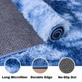 thumbnail image 4 of Jakolive Super Soft Tie-dye Blue Rug, 5x7 ,Anti-Skid Plush Floor Carpet Designed for Bedroom, Living Room. Durable, Cozy Underfoot, and Perfect for Adding a Touch of Sweet Style to Bedrooms, 4 of 6