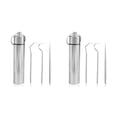 thumbnail image 1 of Wosthever 3 piezas palillos de con soporte Mini bolsillo adultos personas mayores herramientas contenedores Oficina viaje diario Plata 2piezas Wosthever CBP025428, 1 of 6
