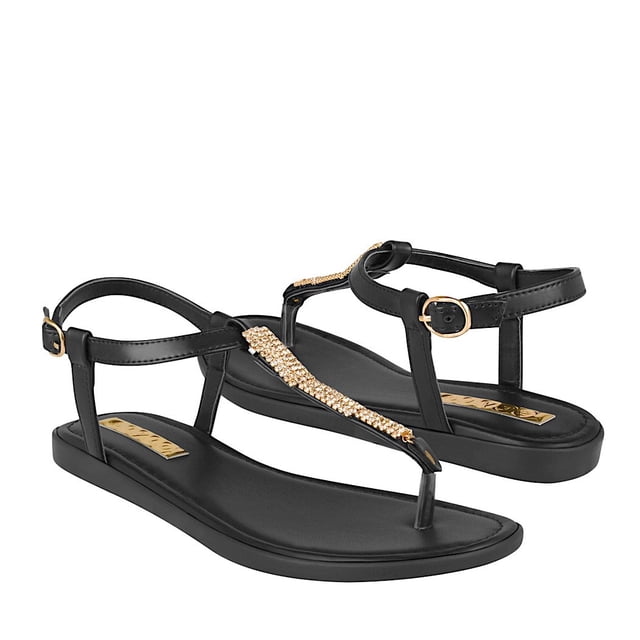 SANDALIAS DAMA STYLO NY2512 SIMIPIEL NEGRO Stylo NY2512