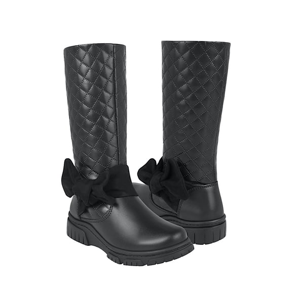 BOTAS NIÑA STYLO 18438 SIMIPIEL NEGRO 18-21
