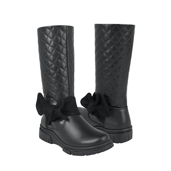 BOTAS NIÑA STYLO 18438 SIMIPIEL NEGRO 18-21
