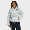 thumbnail image 4 of Women's WEAR by Erin Andrews White Baltimore Ravens Polar Fleece Half-Zip Jacket, 4 of 5