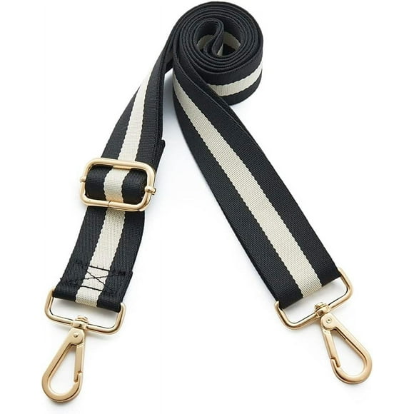 Queilt Purse Strap Replacement Crossbody Handbag Stripe Wide Adjustable