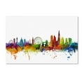 thumbnail image 2 of Trademark Fine Art Michael Tompsett London England Skyline IX Canvas Wall Art - 22x32, 2 of 4