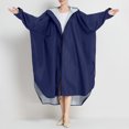 thumbnail image 1 of SHIXIAOO Poncho de Pluie pour Adultes Unisexe Long Imperméable Extérieur avec Capuche Matériau PU Léger à la Mode pour Cyclisme Randonnée Voyage Veste de Planche à Neige Isolée Femmes Capuche Femmes, 1 of 4