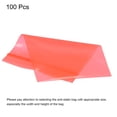 thumbnail image 3 of Unique Bargains Sacs Transparents Antistatiques Rouges 2.4x3.5inch(6x9cm) Sac de Protection Refermable pour Disque Dur HDD SSD Lot de 100, 3 of 5