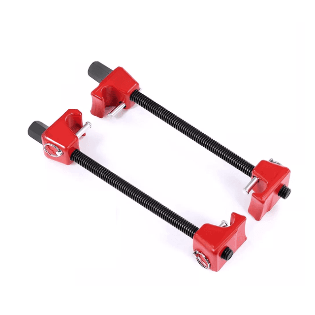 Compresor De Resorte Fixitfast Amortiguador Para Auto Rojo