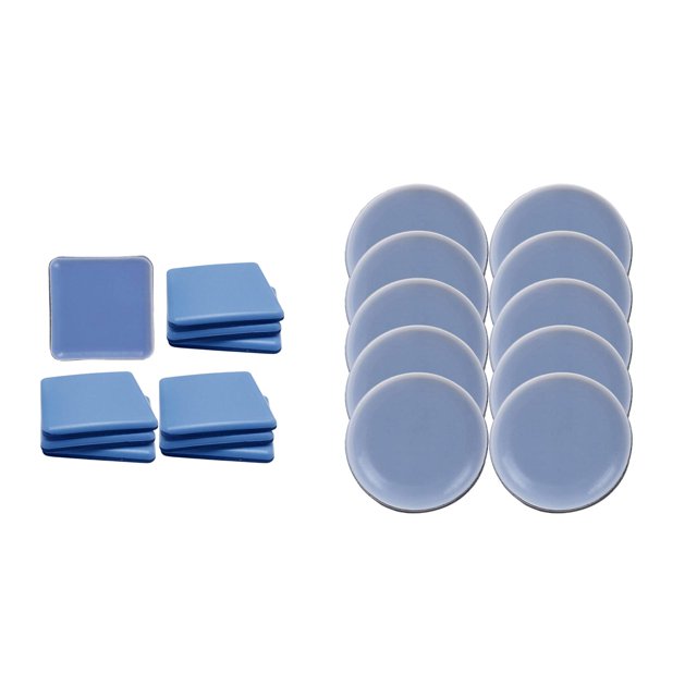 20 deslizadores de muebles Sunnimix Almohadilla deslizante Color azul