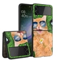 thumbnail image 1 of ANJ+ Hard Protective Printed Case Cover Compatible with Samsung Galaxy Z Flip 4 - Funny Cat, 1 of 4