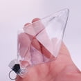 thumbnail image 5 of piezas x Bolas de adorno navideñas transparentes irrompibles para decorar el hogar, 115 x 60 mm, de plástico, con forma de diamante, 5 of 5