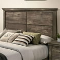 thumbnail image 3 of Furniture of America Gafin Transitional Wood Eastern King Panel Bed in Gray, 3 of 5
