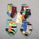 thumbnail image 1 of Calcetines de rayas para niños de primavera y verano, calcetines antideslizantes para bebés, calcetines para niños, 1 of 4