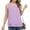 B49 Purple womens summer tops clearance under $5, variant on Women Tops under $5! Cagogo Women's Sleeveless Chiffon Tank Top Double Layers Casual Blouse Tunic Summer Plus Size Round Neck Flowy Blouses Shirts Trendy Clothe