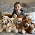 thumbnail image 3 of Tezituor 2 Packs Bulk Teddy Bears 13.7" Stuffed Bear Plush Toy for Baby Shower Decorations, 3 of 7