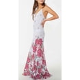 thumbnail image 3 of Free People Womens Get to You Printed Maxi Dress Hydrangea Combo Large, 3 of 6