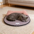 thumbnail image 5 of Cififendec Summer Cooling Pet Bed Mat, 19.69"×16.93", Breathable Ice Silk Cat and Dog Cushion, Non-Slip Neck Support Pillow Pad for Small to Medium Pets(Brown), 5 of 5