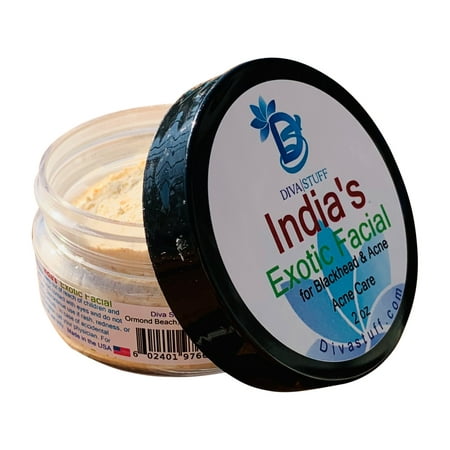 India's Exotic Facial For Blackheads And Acne, 2oz Jar, By Diva