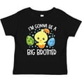 thumbnail image 3 of Inktastic Easter I'm Gonna Be a Big Brother with Green and Blue Eggs Boys Baby T-Shirt, 3 of 5