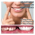 thumbnail image 3 of Clip in Veneers Teeth, 1 Pairs False Teeth - Clip in Veneers Teeth, Fake Braces Clip on Veneers Top and Bottom, Temporary Adjustable Snap-On Dentures, 3 of 5