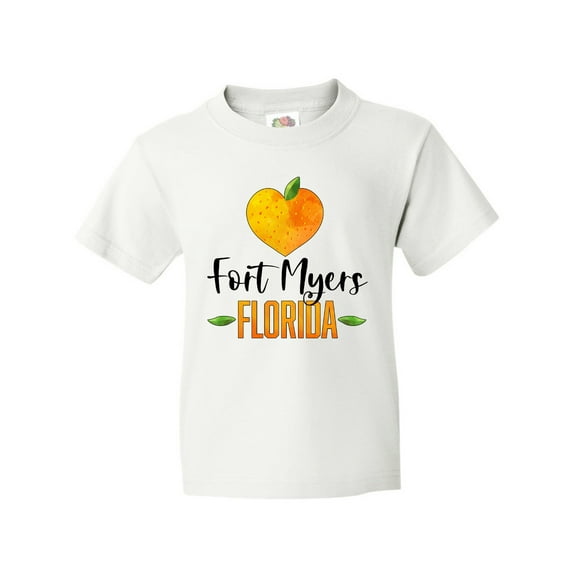 Inktastic Fort Myers Florida Orange in Heart Youth T-Shirt