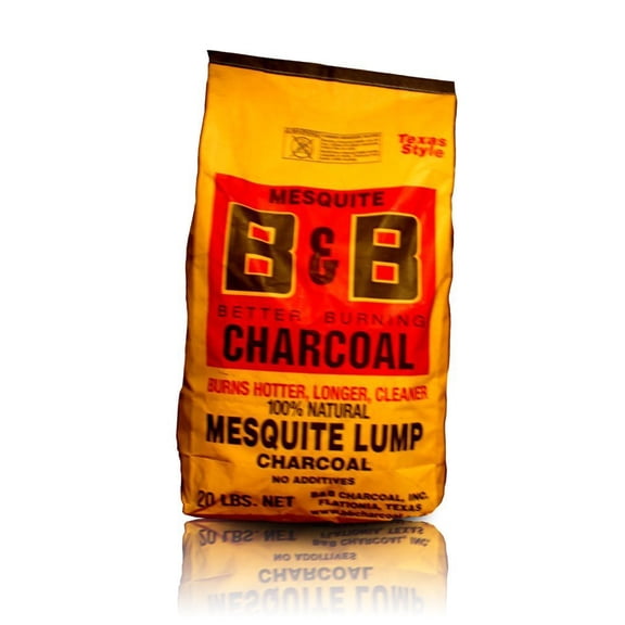 B&B Charcoal Mesquite Lump Charcoal