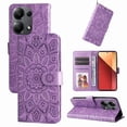 thumbnail image 5 of Funda tipo cartera GANGXUN para Xiaomi Redmi Note 13 Pro 4G , diseño girasol, cuero PU, soporte, cierre magnético, tarjetero, 5 of 5