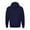 #28-Navy, variant on Zimjoy Fleece Hoodie for Men Casual Loose Solid Color Hoodies Fleece Sweatshirts Long Sleeve Drawstring Cozy Pullover Sweatshirts Outwear with Pocket, Navy 2XL