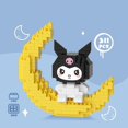thumbnail image 3 of Figura de acción de la serie New Moon Melody Cinnamoroll, Kuromi, Pom Pom Purin, modelo de microbloques, juego educativo, juguetes gráficos, regalo para niños, 3 of 5