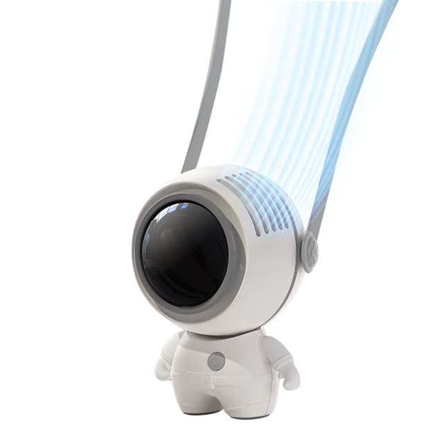 Ventilador colgante Spaceman de 3 velocidades, ajustable, sin aspas, ligero para deportes al aire libre Hugtrwg Para estrenar