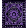 thumbnail image 3 of THE ART BOX Orange Hippie Mandala Sun Moon Burning Sun Psychedelic Trippy Tapestry for Bedroom Celestial Busning Sun Tapestry Bohemian Wall Hanging Planet Tapestry, 30x40 Inches, 3 of 5
