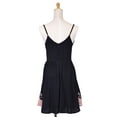 thumbnail image 2 of Lush Casual Contemporary Embroidered Floral Detail Woven Straps Dress, 2 of 4