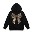 thumbnail image 4 of LRen Girls Leopard Bow Print Hoodies Y2K Pullover Sweatshirts Causal Loose Fit Drop Shoulder Long Sleeve Pocketless for Girls 2-14 Years Fashion Fall Winter Clothes, 4 of 8