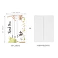 thumbnail image 4 of Koyal Wholesale Kids Fill in the Blank Thank You Cards - 20 Cards Including Envelopes Farm Animals, For Party Guests, 4 of 5
