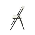 thumbnail image 5 of Correll Economy Blow Plastic Folding Chair in Gray Granite (Set of 4), 5 of 11