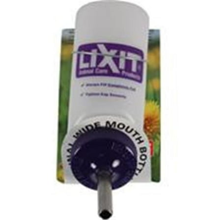 LIXIT CORP - HOWARD PET- Lixit Hamster Wide Mouth Water Bottle  Opaque & Purple