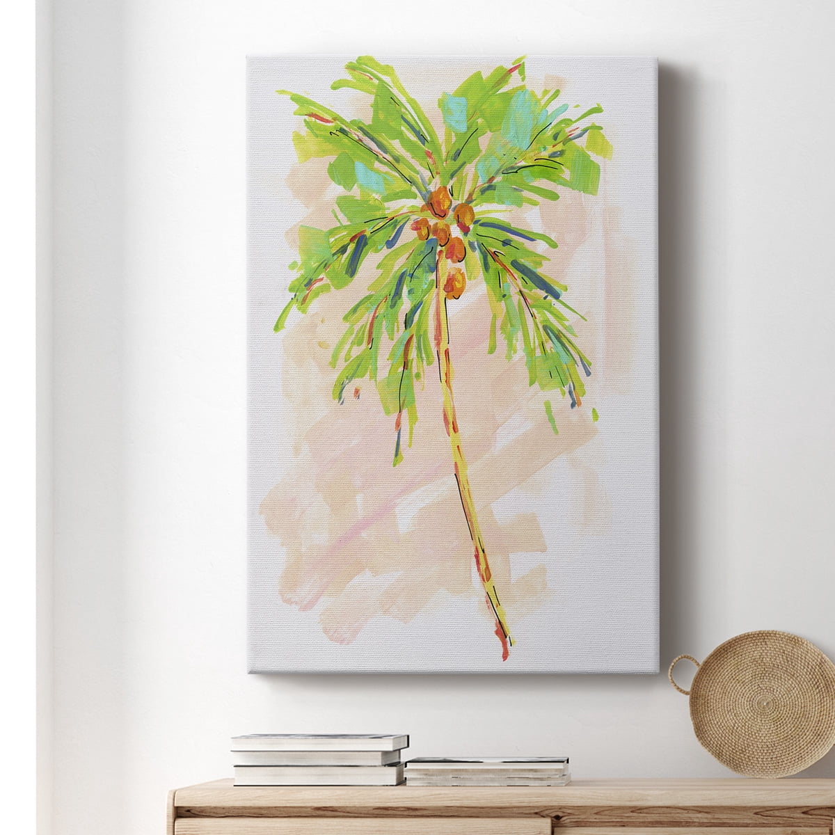 Coconut Palm I Premium Gallery Wrapped Canvas - Ready to Hang