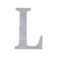 thumbnail image 2 of Balsa Circle 4" Silver Solid Letter Solid Number Self-Adhesive Rhinestones Gems Sticker, 2 of 8
