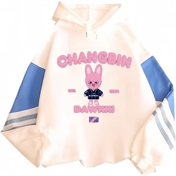 Sudadera con estampado de moda Stray Kids Chang-Bin Dawkki