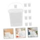 thumbnail image 4 of Cubo de hielo reutilizable con tapa, cubo para comida, cubo de mano, taza de cocina, pequeño depósito de hielo, caja de hielo multifunción de polipropileno., 4 of 8