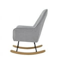 thumbnail image 6 of Cru Linen Rocking Armchair, Grey, 6 of 7