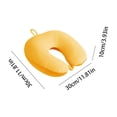 thumbnail image 3 of Kcavykas Solid Color Foam Pillow U Shaped Pillow Travel Neck Pillow Portable Airplane Pillow Office Nap Neck Pillow Deals Of The Day Deals, 3 of 9