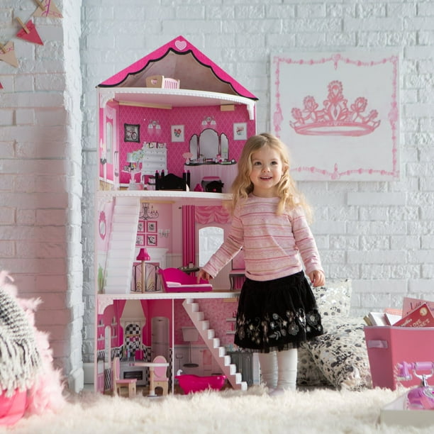 KidKraft Think Pink Corner Dollhouse