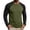 Army Green-16, variant on Rvwovn Men's Raglan Baseball Tee Long Sleeve Color Block Crew Neck Stretch Casual Sport T-Shirt