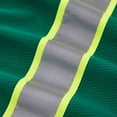 thumbnail image 3 of 3C Products Non-ANSI/ISEA 107-2015 Class 2 Forest Green Ultra Soft Mesh Surveyor Safety Vest w/ Multi-Pockets, Mic Tabs and Pen Holder - SV2530-L, 3 of 9