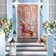 thumbnail image 5 of Letrero Colgante Dachshund Adorno de madera para puerta de Dachshund, cartel colgante de perro de Pascua, decoración del hogar (marrón), 5 of 8